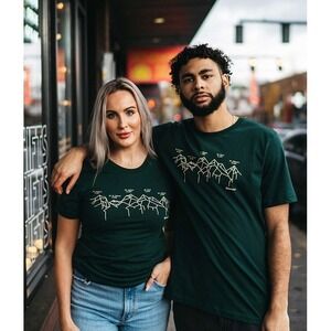 Portland, Oregon And Pacific Northwest Graphic T-Shirt Black